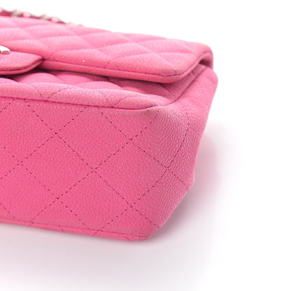 Chanel Iridescent Caviar Quilted Mini Rectangular Flap Pink 9 of 9