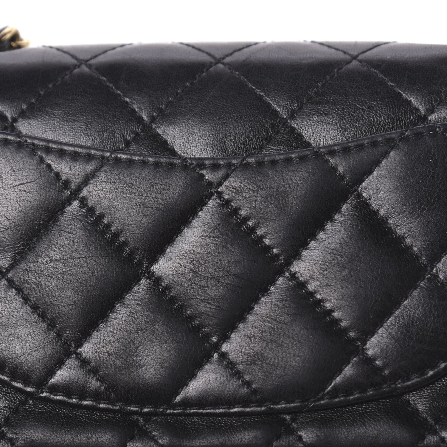 Chanel Lambskin Quilted Mini Flap Black 11 of 11