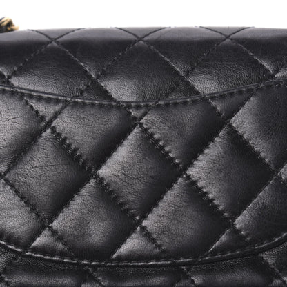 Chanel Lambskin Quilted Mini Flap Black 11 of 11