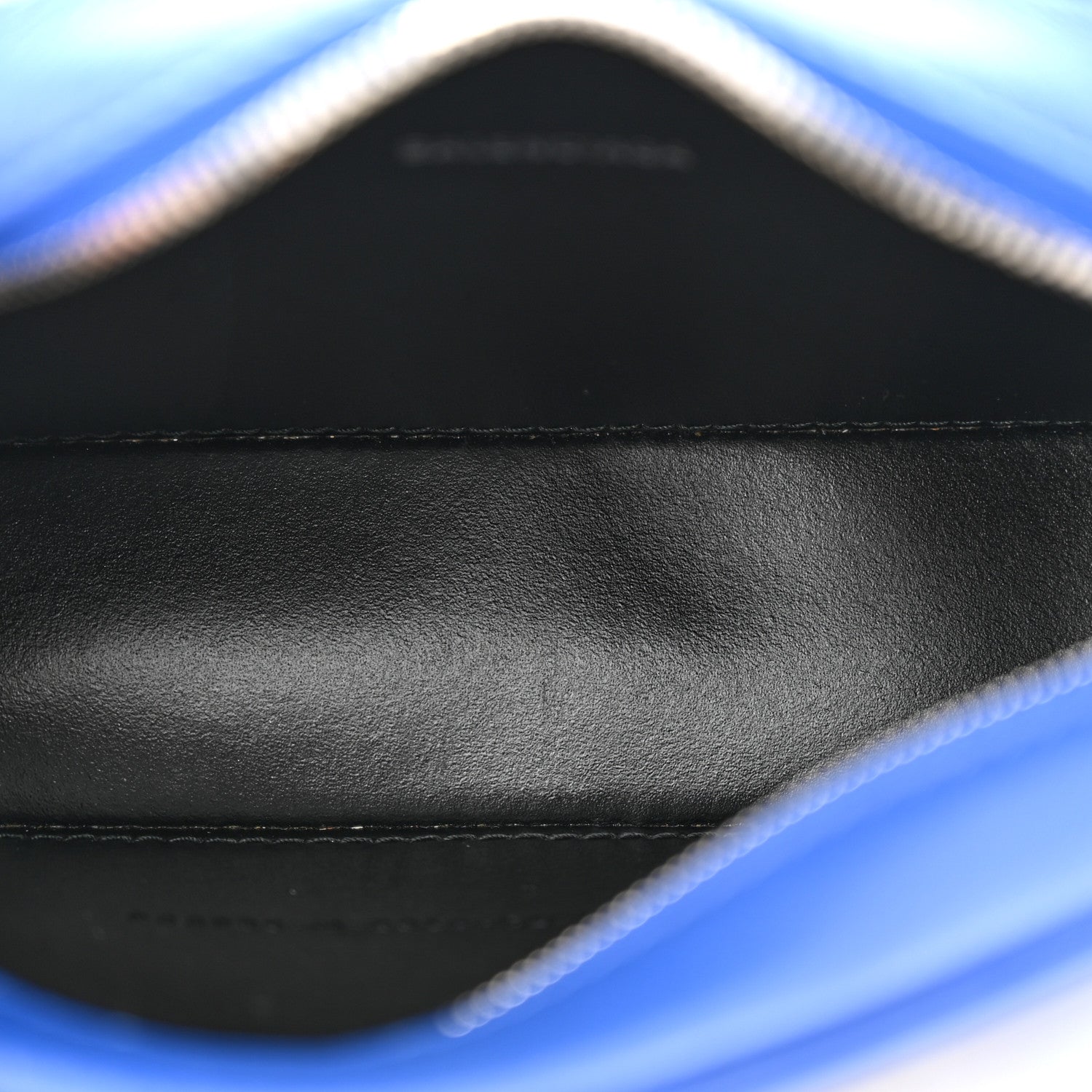 Balenciaga Smooth Calfskin Kittens Logo XS Everyday Camera Bag Electric Blue White 5 of 13