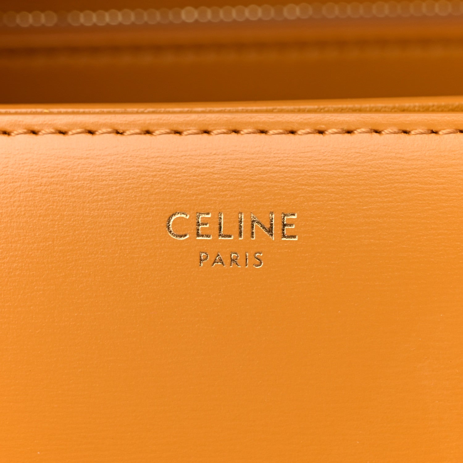 Celine Smooth Calfskin Medium Classic Box Flap Bag Daffodil 7 of 18