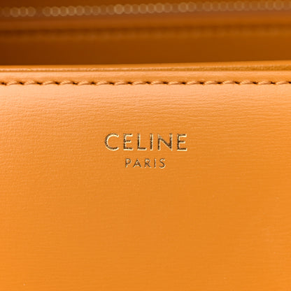 Celine Smooth Calfskin Medium Classic Box Flap Bag Daffodil 7 of 18
