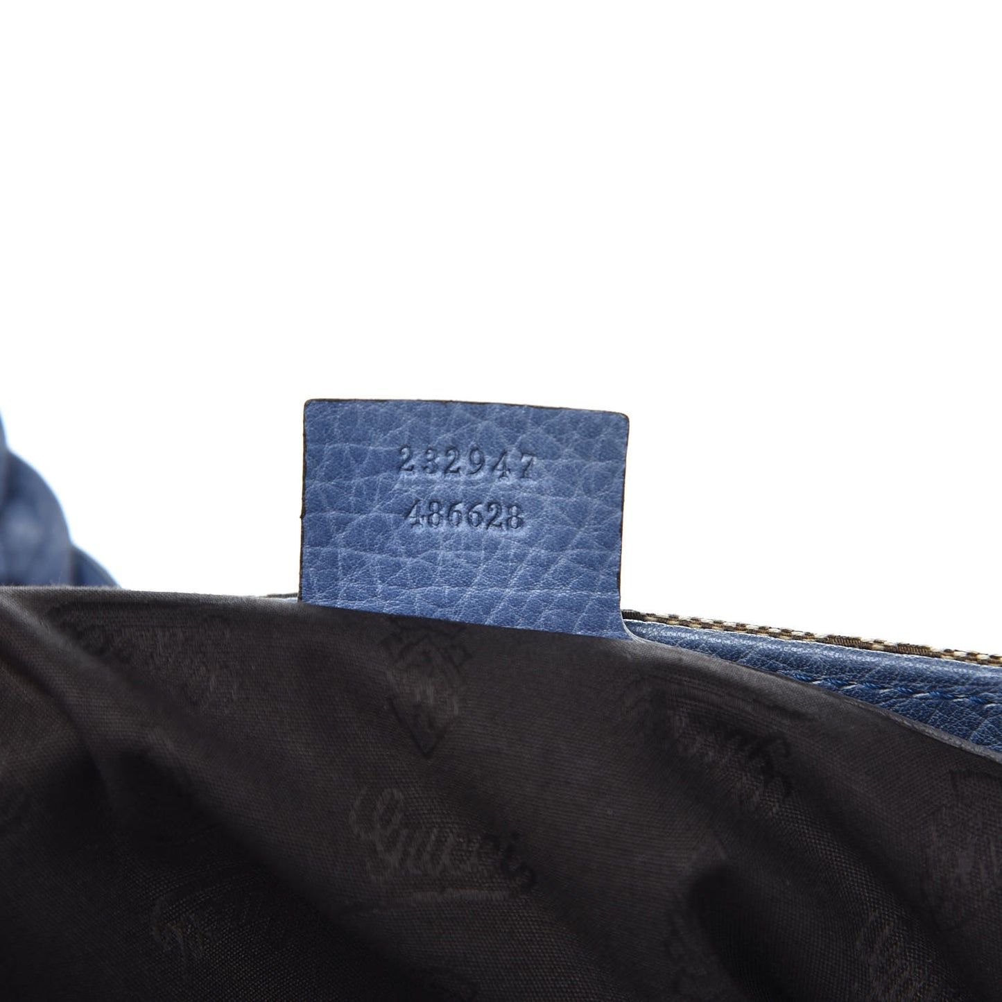 Monogram Medium Bamboo Bar Tote Blue