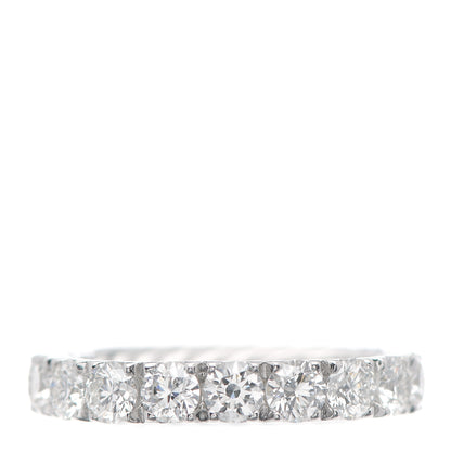 David Yurman Platinum Diamond 3.6mm Eden Eternity Wedding Band Ring 50 5.5 3 of 4