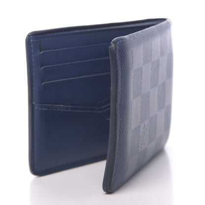 Louis Vuitton Damier Infini Slender Wallet Neptune 3 of 9