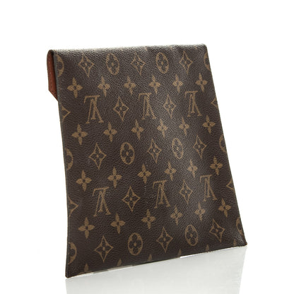 Louis Vuitton Monogram Poche Plate Envelope Clutch PM 3 of 7