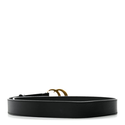 Gucci Calfskin Double G 30mm Belt 75 30 Black 2 of 5