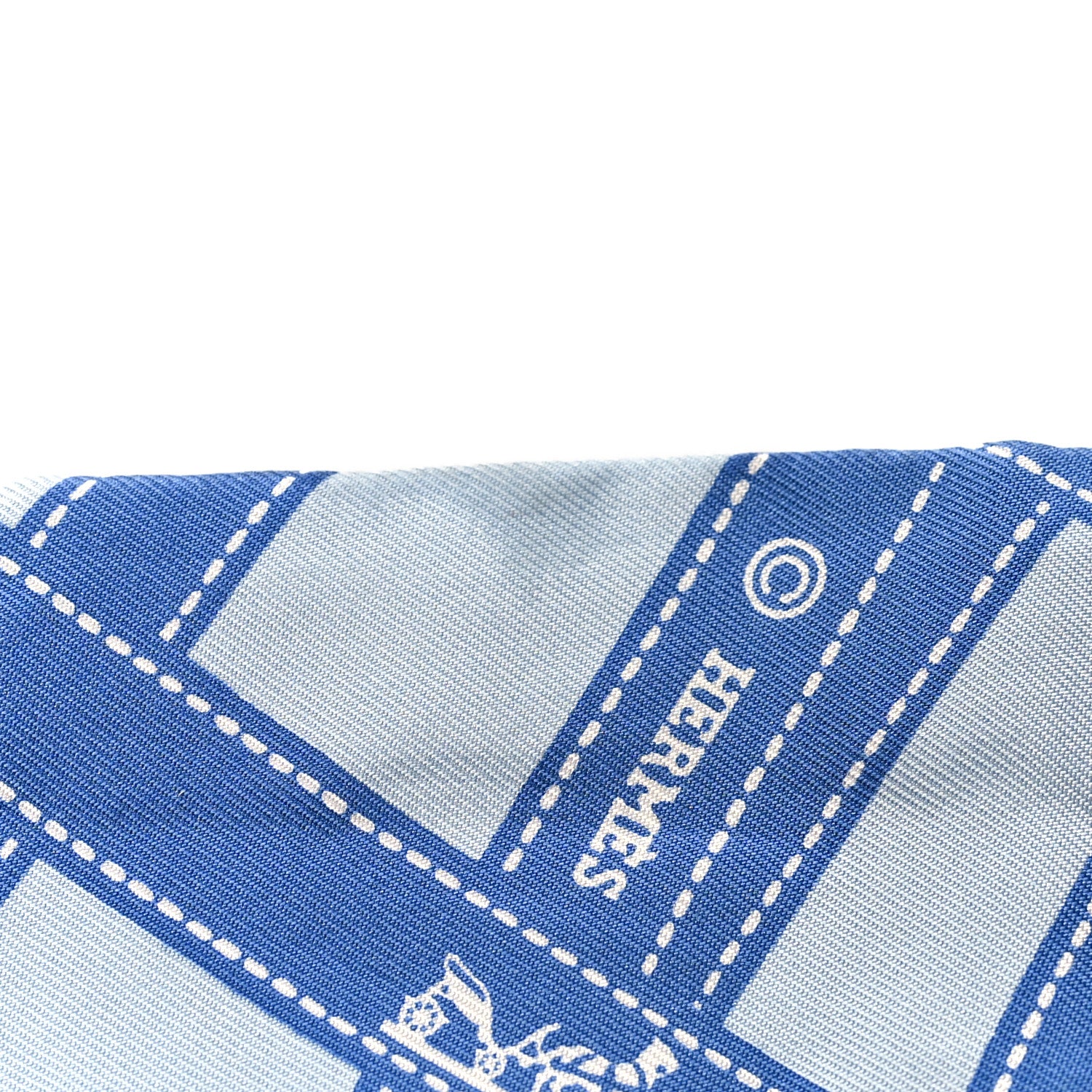 Hermes Silk Bolduc Twilly Bleu 4 of 6