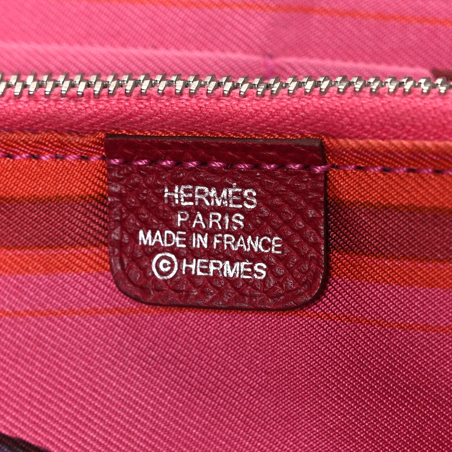 Hermes Epsom Silk'In Wallet Rose Pourpre 6 of 7