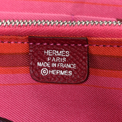 Hermes Epsom Silk'In Wallet Rose Pourpre 6 of 7