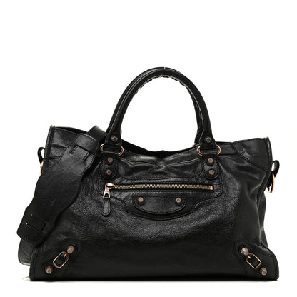 Balenciaga Agneau Giant 12 Rose Gold Hardware City Black 1 of 19