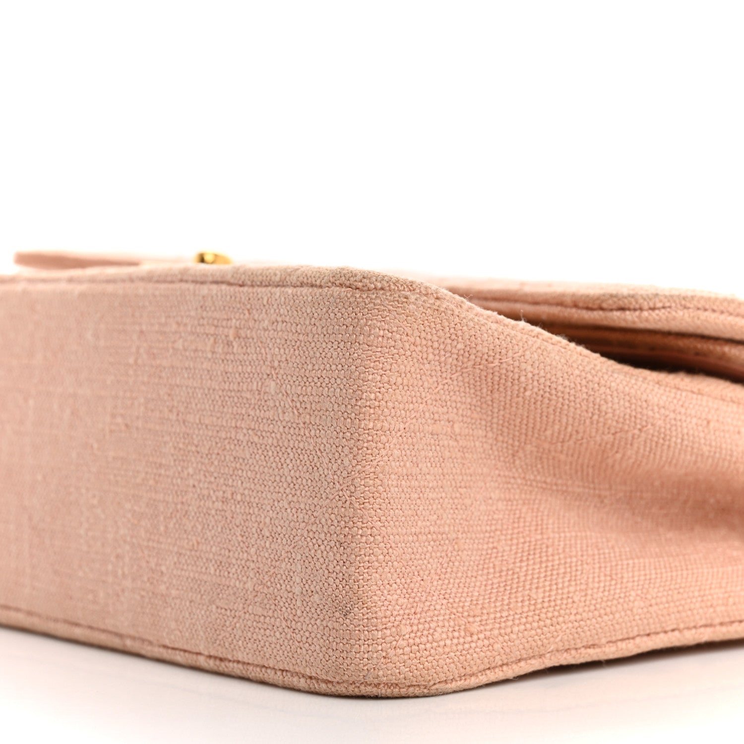 Chanel Canvas Quilted Small Double Flap Light Pink 10 of 16