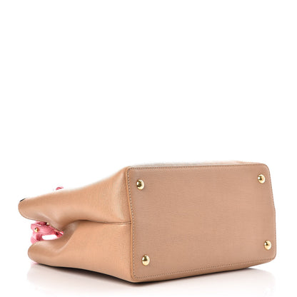 Fendi Vitello Elite Monster Petite 2Jours Tote Cuoio Lollypop Multicolor 4 of 9