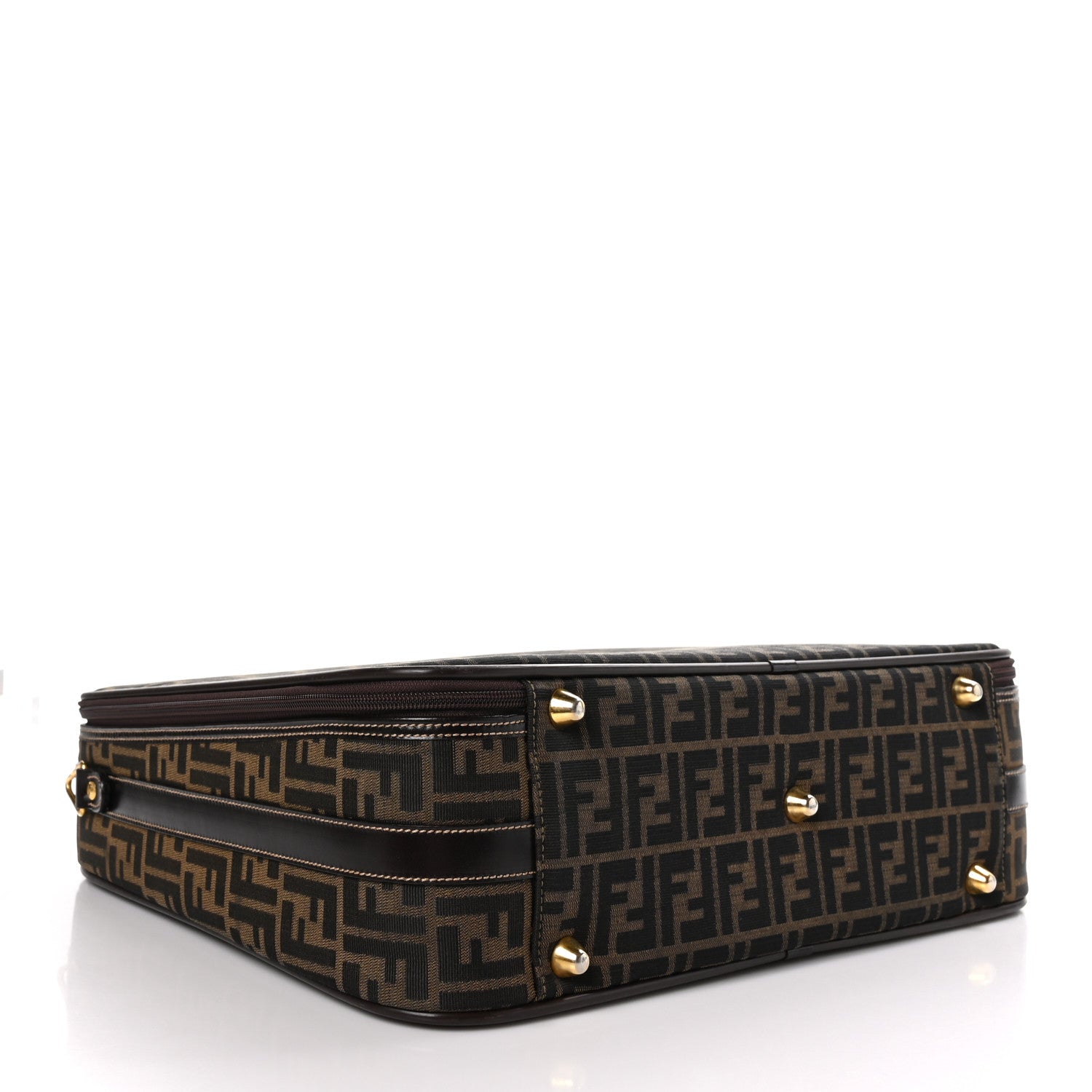 Fendi Zucca Suitcase Tobacco 3 of 8