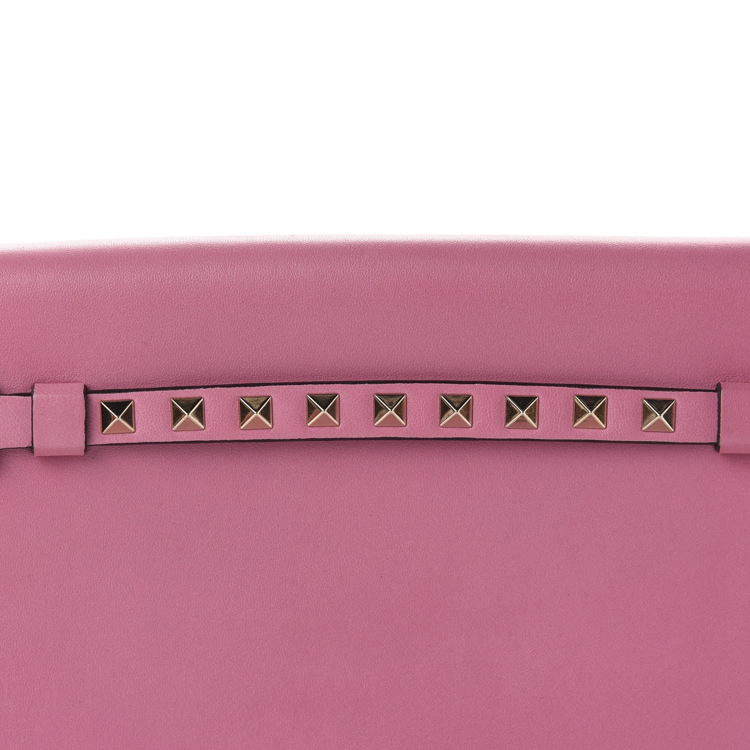 Valentino Garavani Nappa Rockstud Wristlet Clutch Ninphea 9 of 9
