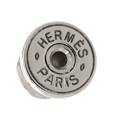 Hermes Palladium Swift O'Kelly Earrings Black 5 of 7