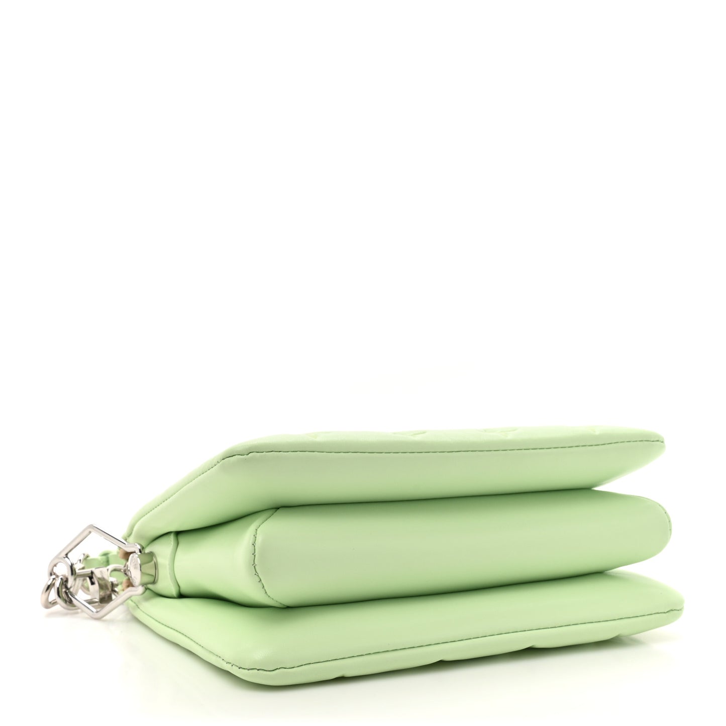 Lambskin Embossed Monogram Coussin BB Green