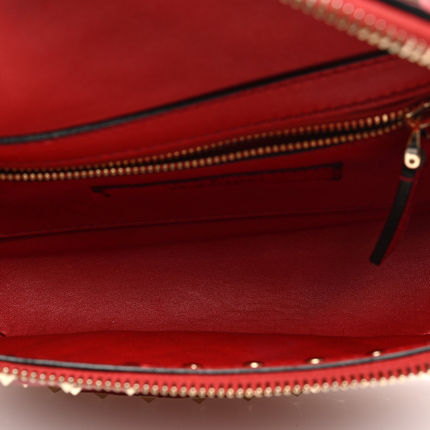 Lambskin Free Rockstud Spike Belt Bag 85 Rosso Valentino