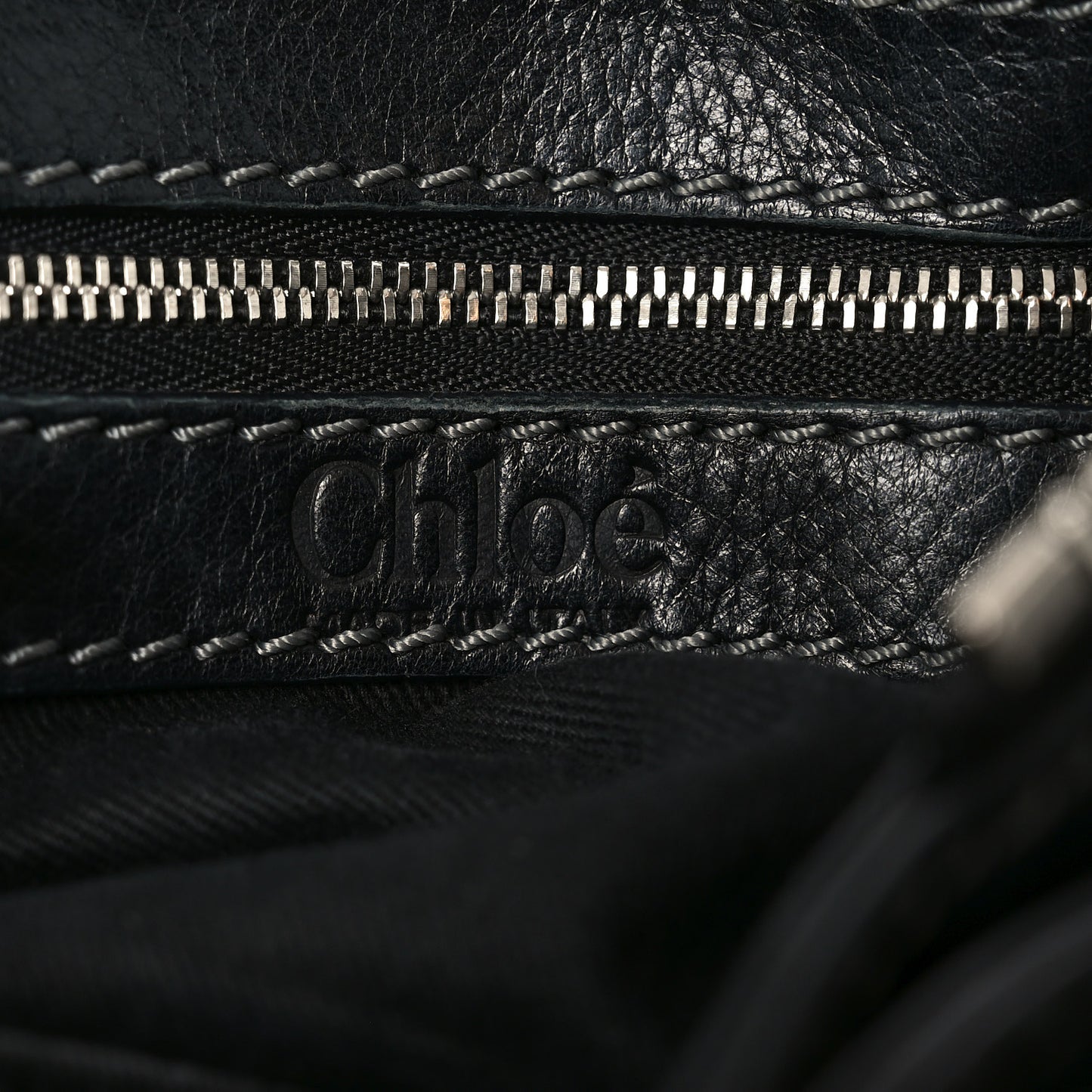 Calfskin Small Paddington Black