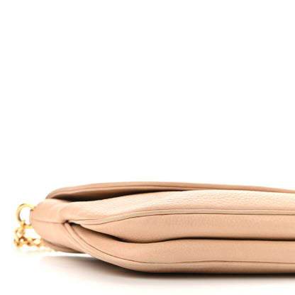 Gucci Calfskin Medium 1973 Chain Shoulder Bag Camelia 9 of 12