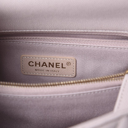 Chanel Caviar Quilted Small Coco Handle Flap Lilas Lilac 5 of 8