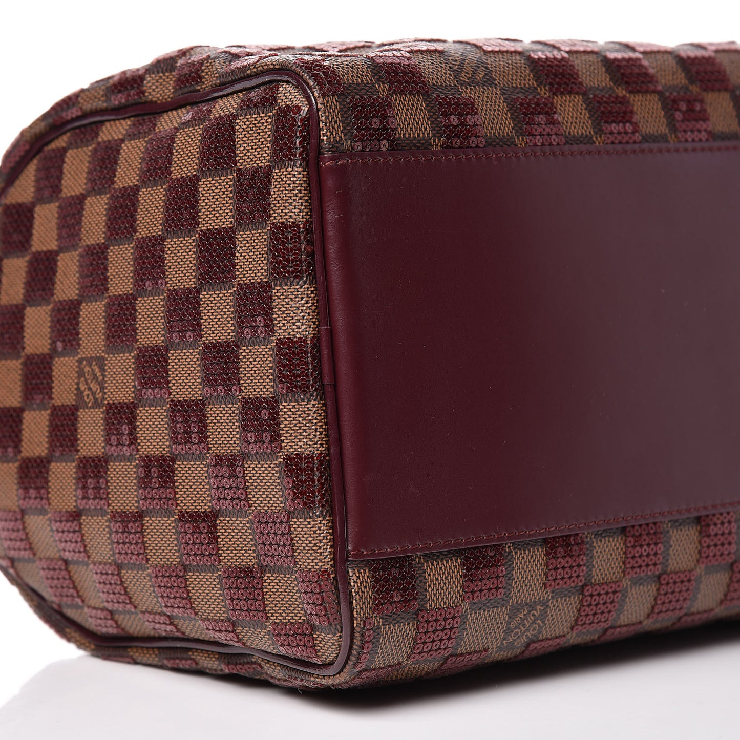 Damier Paillettes Speedy 30 Rouge