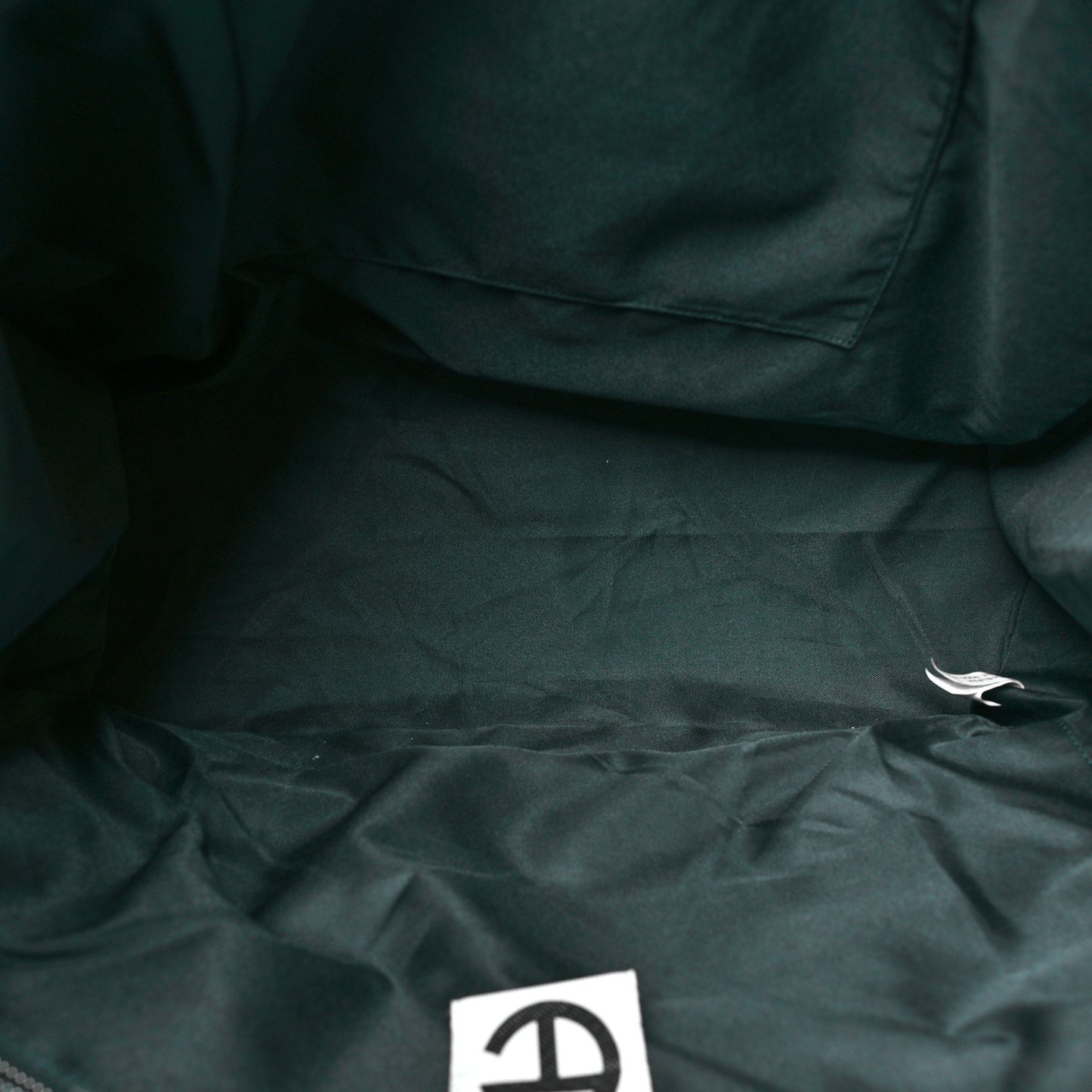 Vegan Leather Large Shopping Bag Dark Olive