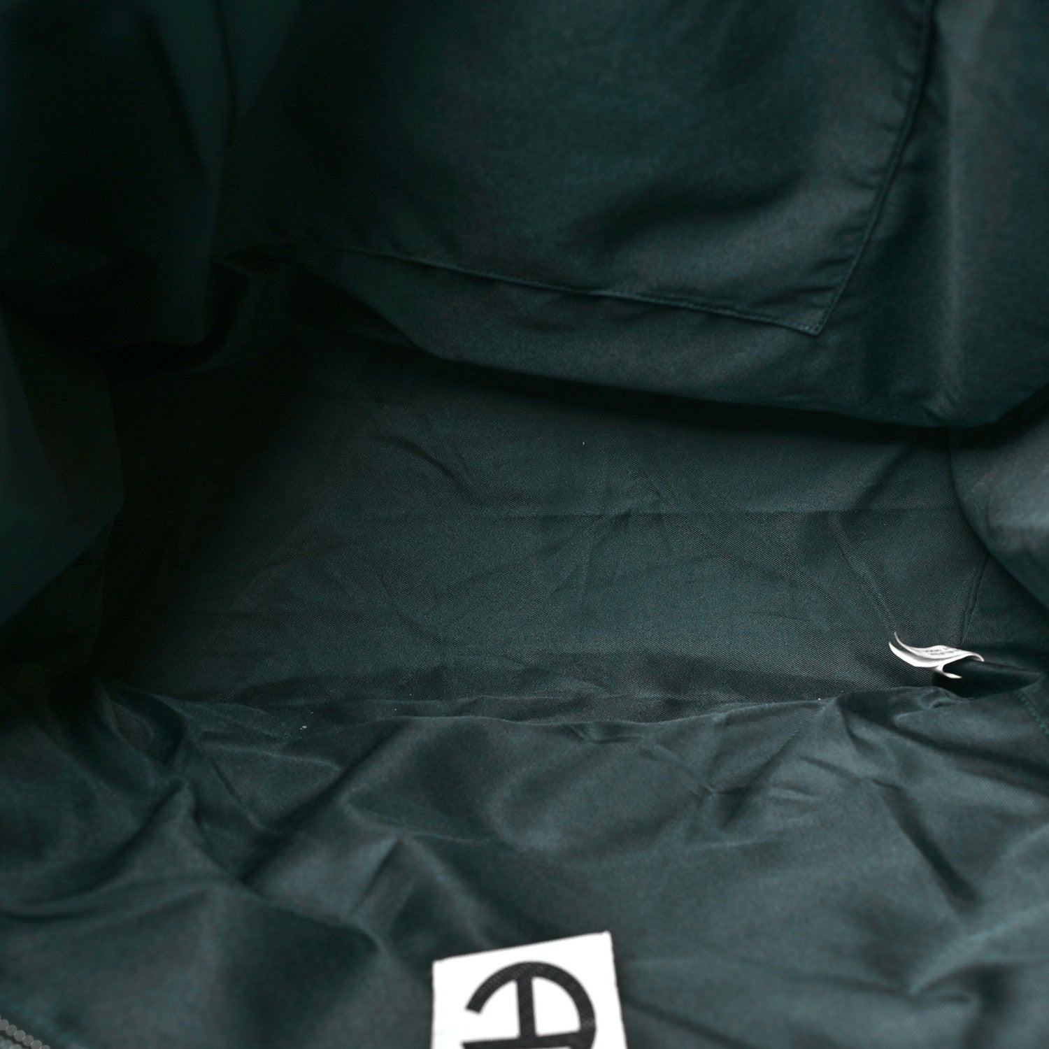 Telfar Vegan Leather Large Shopping Bag Dark Olive 4 of 9