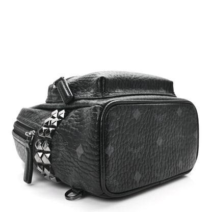 MCM Visetos Side Stud X-Mini Stark Bebe Boo Backpack Black 4 of 13