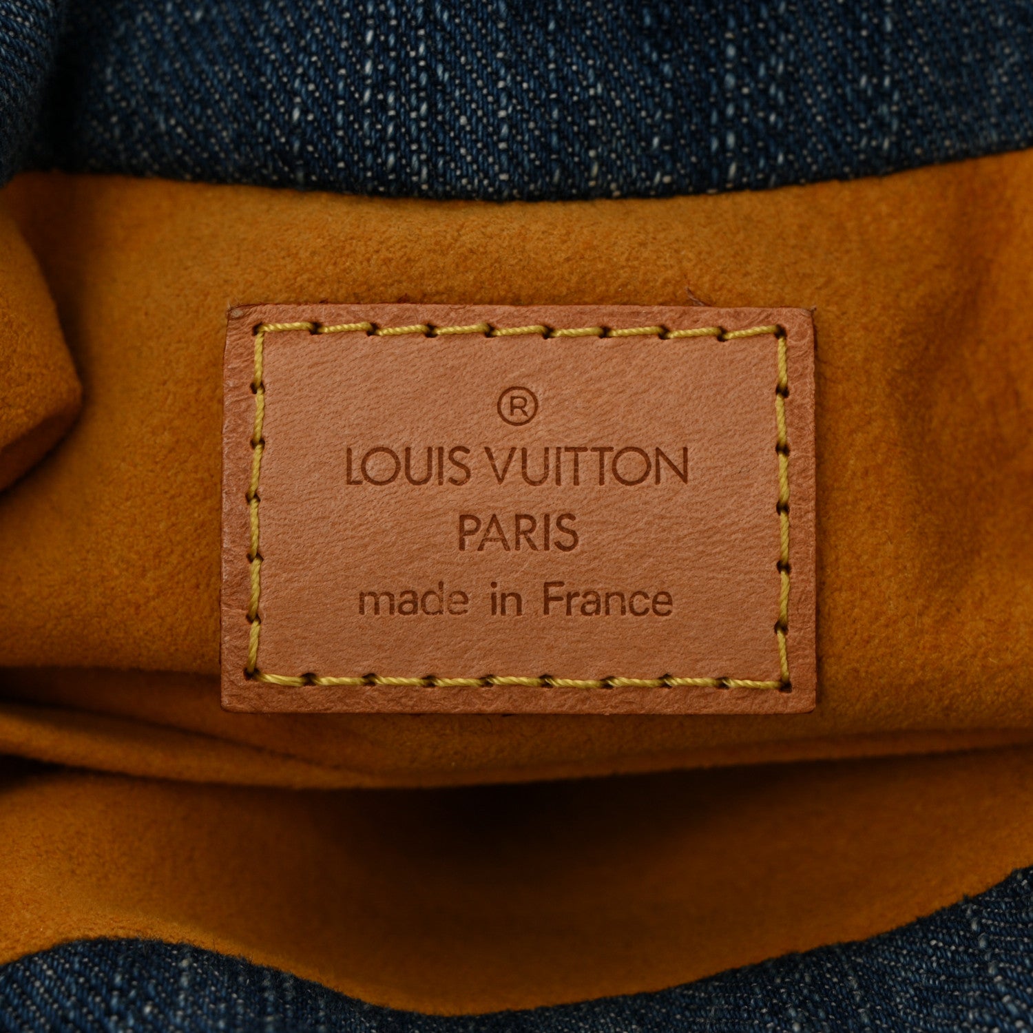 Louis Vuitton Monogram Denim Pleaty Blue 6 of 9