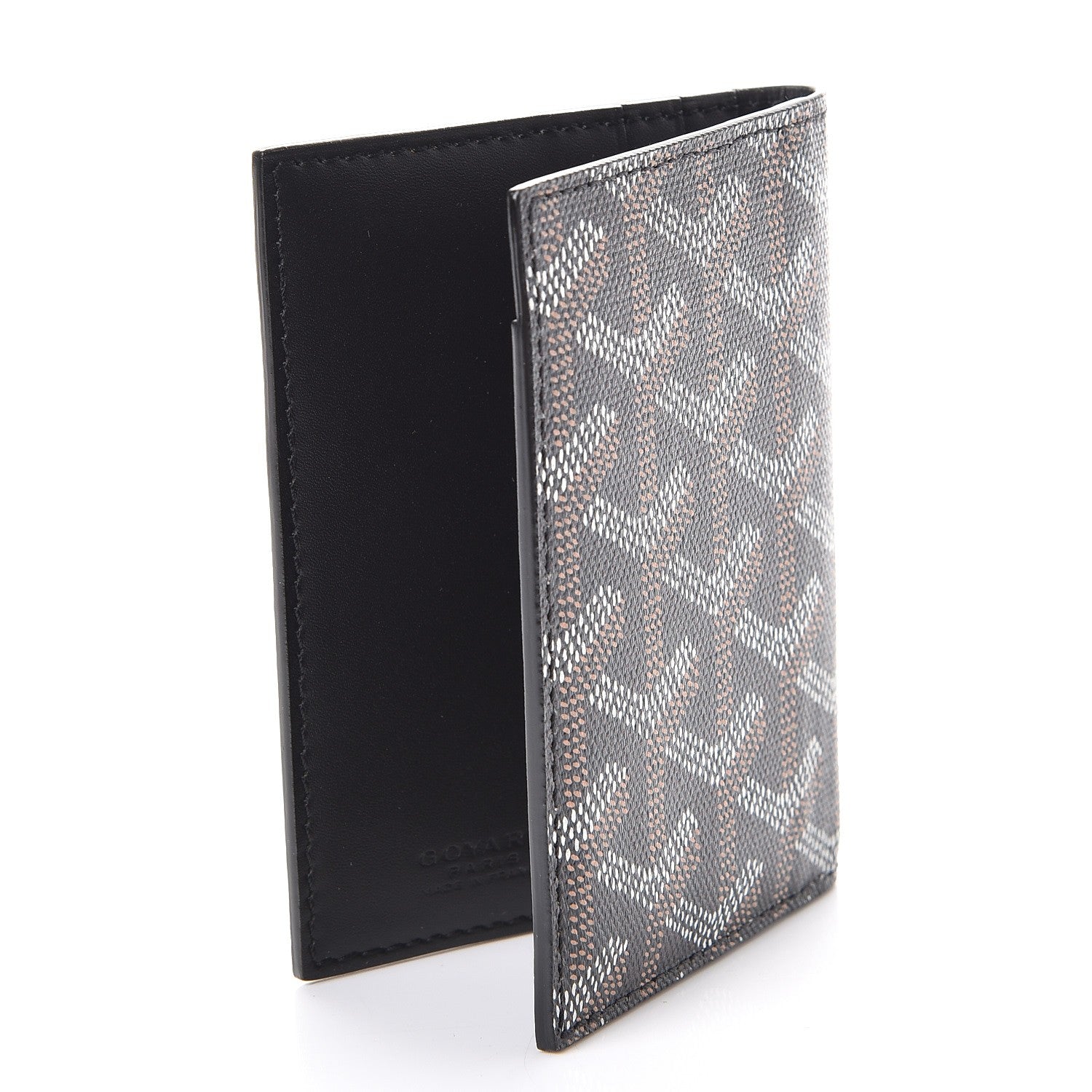 Goyard Goyardine Saint Marc Folding Card Case Black 3 of 7