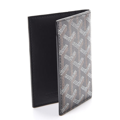 Goyard Goyardine Saint Marc Folding Card Case Black 3 of 7