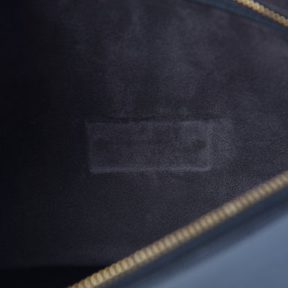 Givenchy Goatskin Suede Large GV3 Flap Black Grey 7 of 15