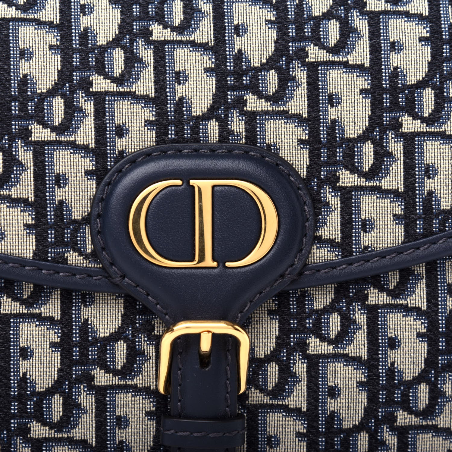 Christian Dior Oblique Medium Bobby Flap Blue 9 of 10
