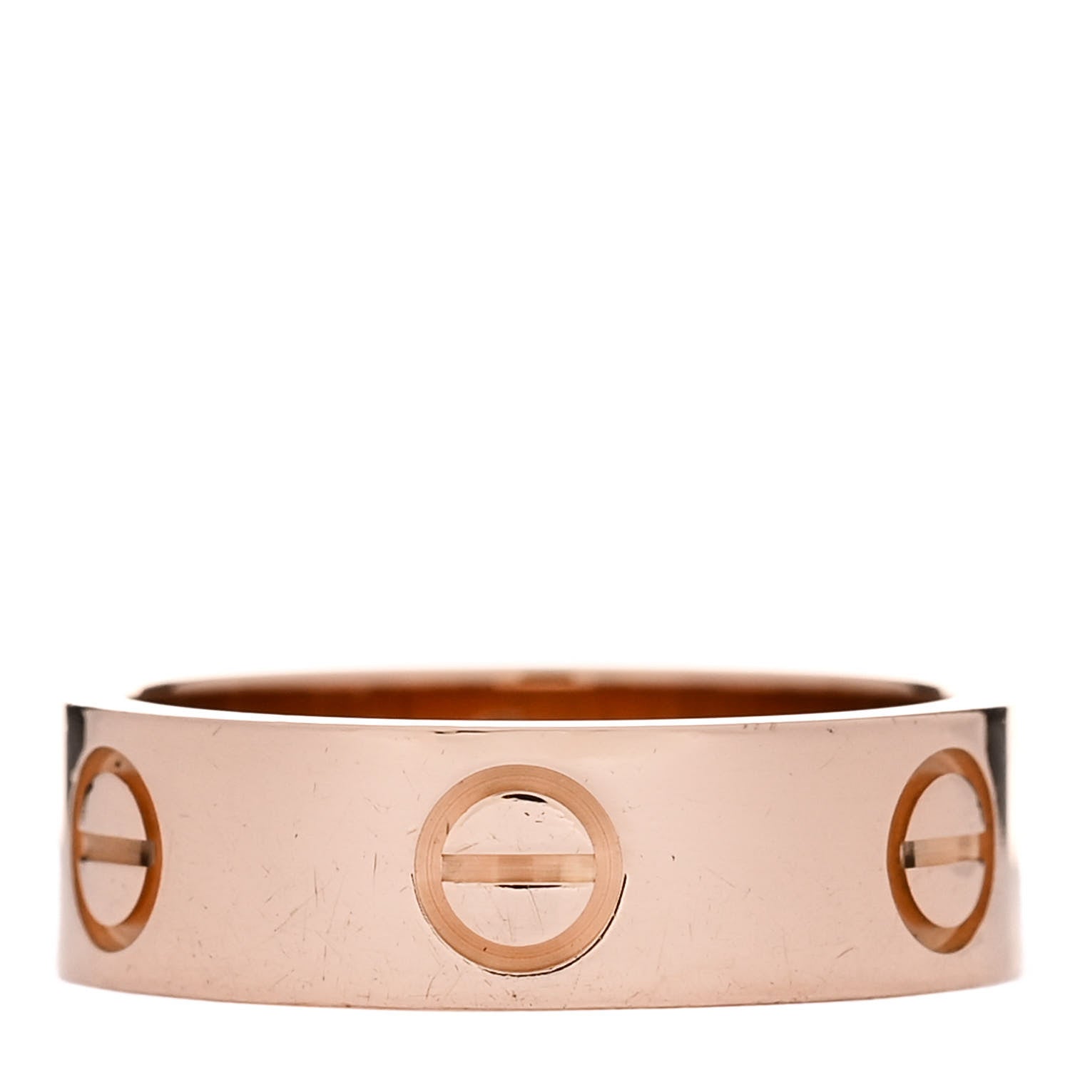 Cartier 18K Pink Gold 5.5mm LOVE Ring 51 5.75 1 of 4