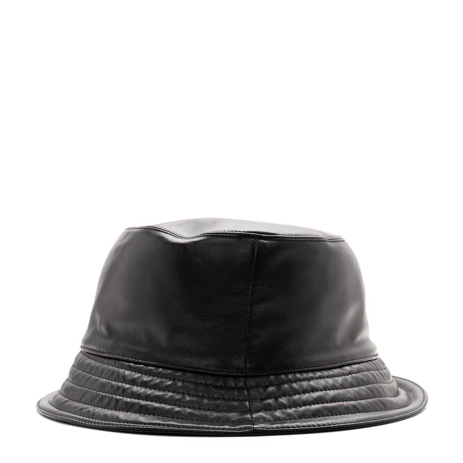 Hermes Newton Calfskin Fred Bucket Hat 59 Black 6 of 10