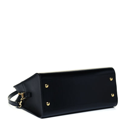 Saint Laurent Smooth Calfskin Small Monogram Cabas Black 4 of 9