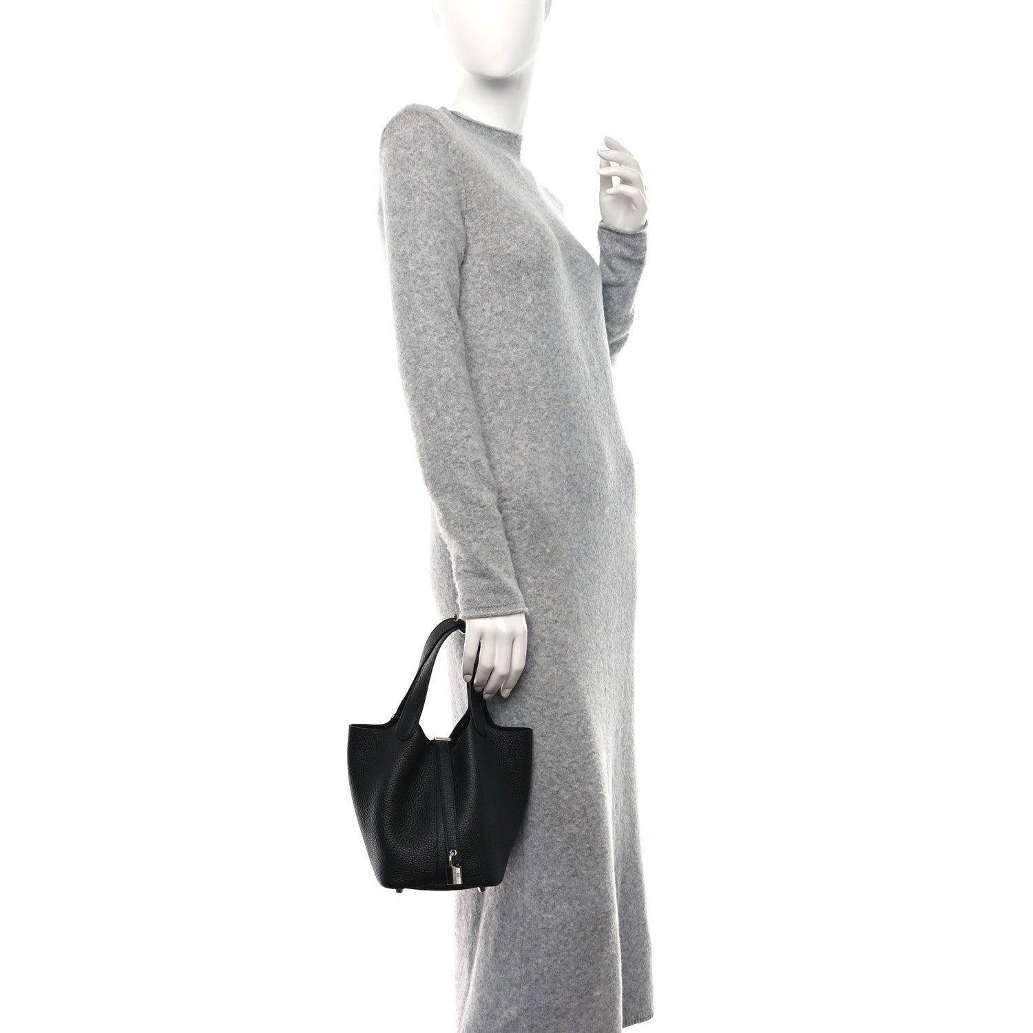 Hermes Taurillon Clemence Picotin Lock 18 PM Black 2 of 12