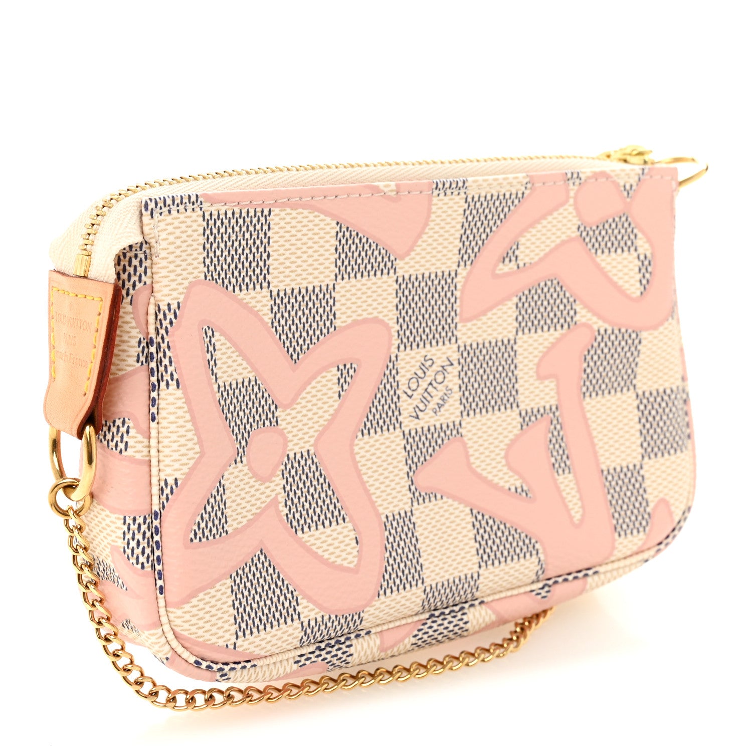 Louis Vuitton Damier Azur Tahitienne Mini Pochette Accessories 3 of 10