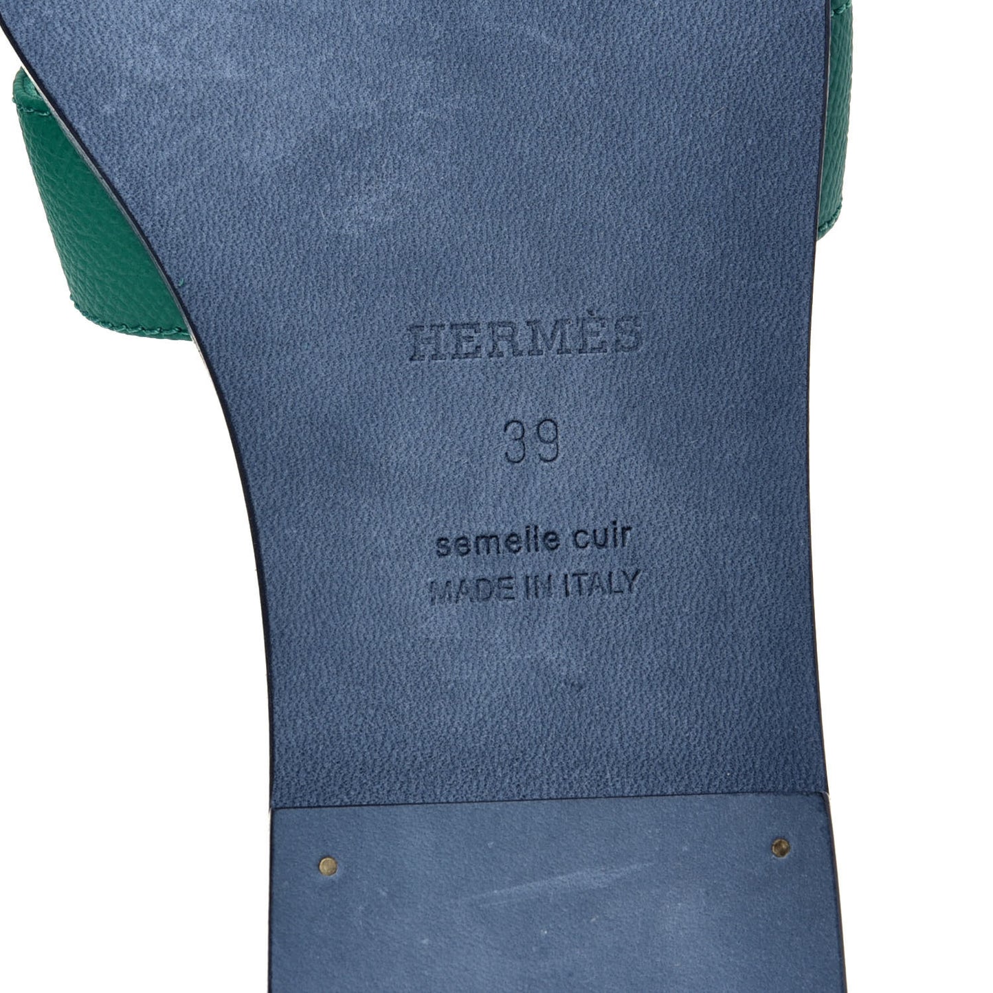 Epsom Oran Sandals 39 Vert Emeraude