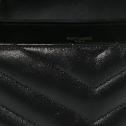 Saint Laurent Calfskin Y Quilted Monogram Medium Loulou Chain Satchel Black 10 of 10