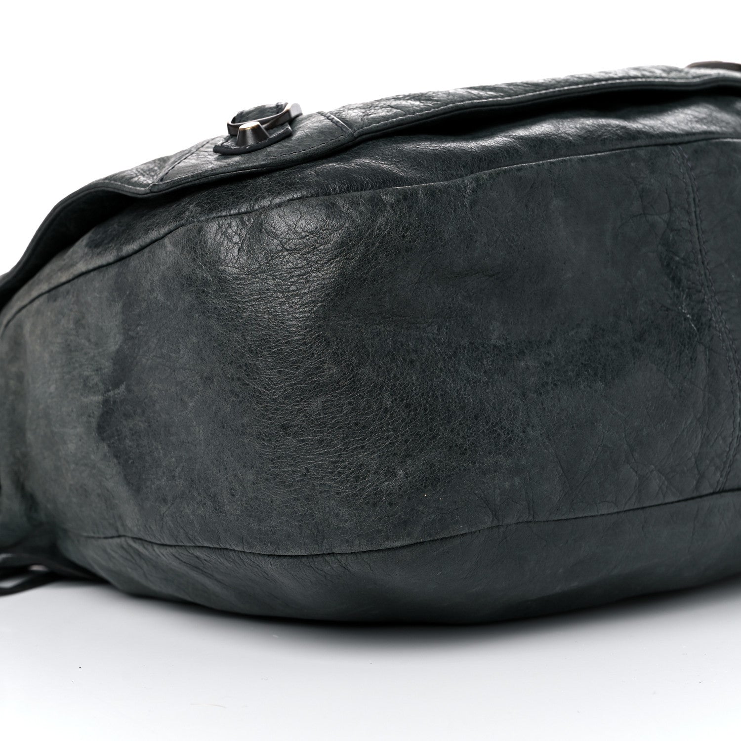 Balenciaga Agneau Classic Hardware Folk Messenger Anthracite 8 of 15