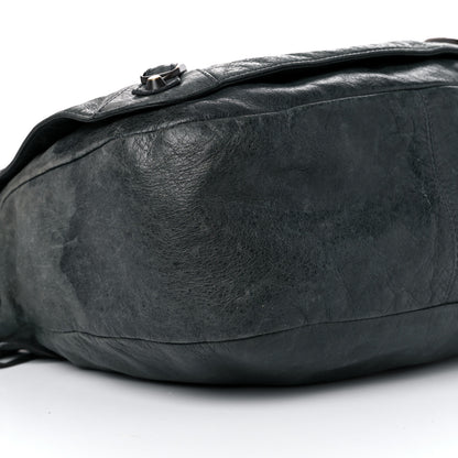 Balenciaga Agneau Classic Hardware Folk Messenger Anthracite 8 of 15