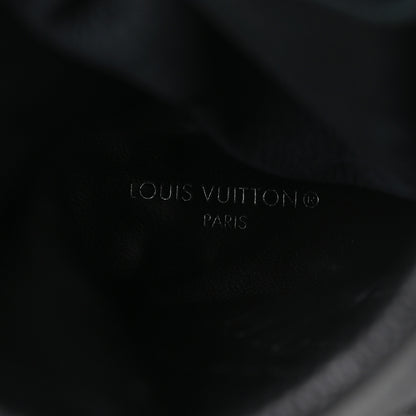 Louis Vuitton Calfskin Monogram Patti Wedge Half Boots 39 Black 9 of 10