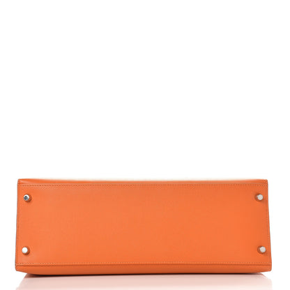 Hermes Epsom Kelly Sellier 35 Orange 7 of 34