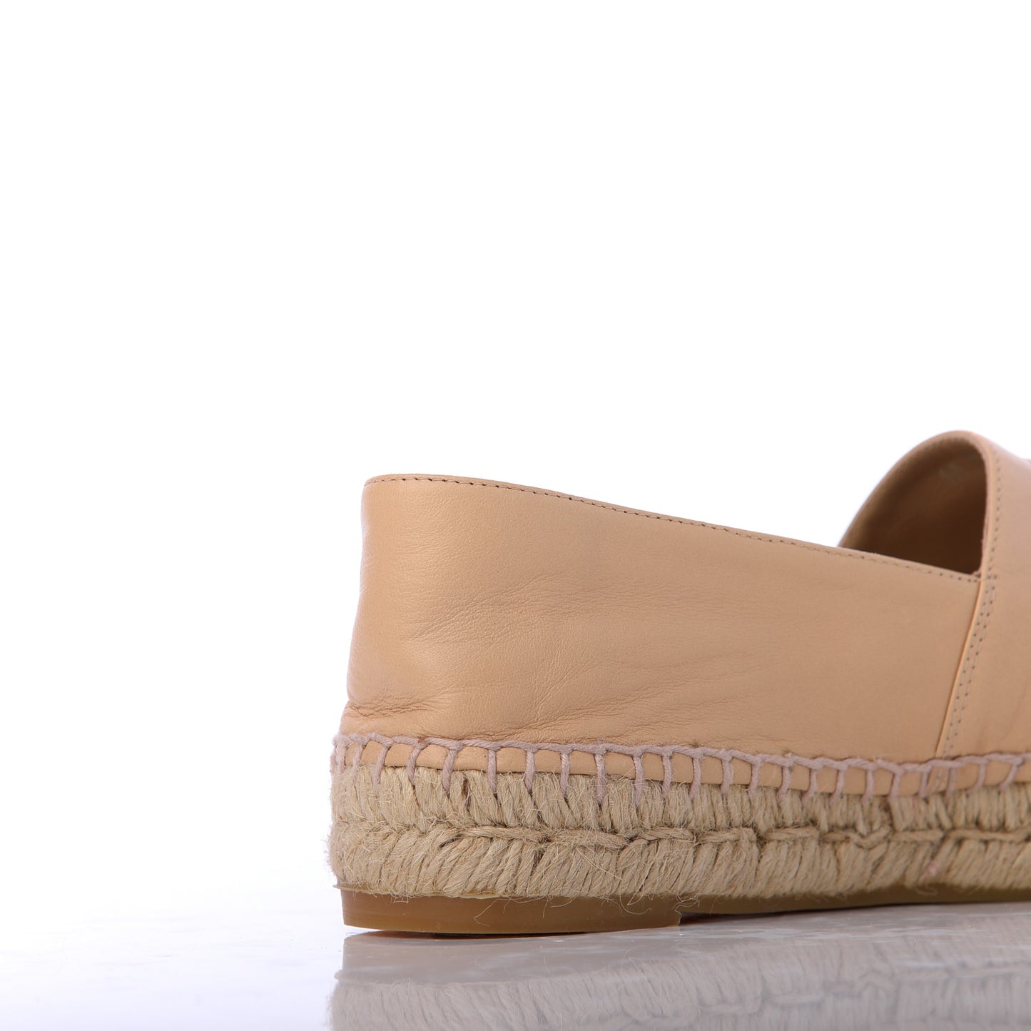 Lambskin CC Espadrilles 38 Beige Black