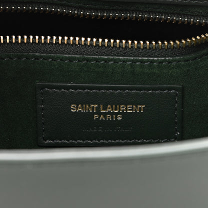 Saint Laurent Smooth Calfskin Le 5 A 7 Hobo Vert Fonce 6 of 10