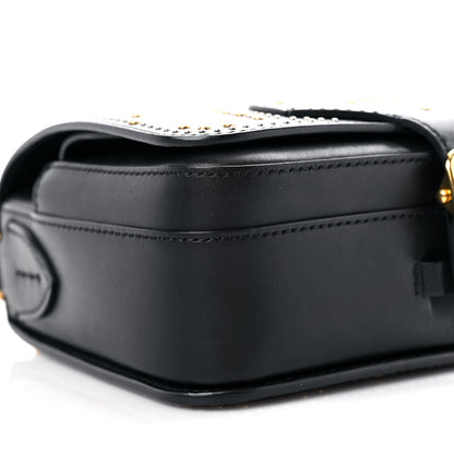 Burberry Calfskin Studded Square Satchel Black 8 of 14