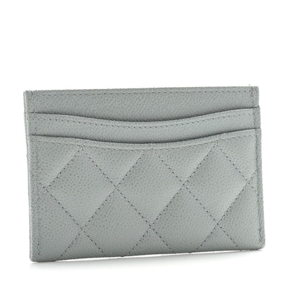 Chanel Caviar Quilted Card Holder Light Green 3 of 10