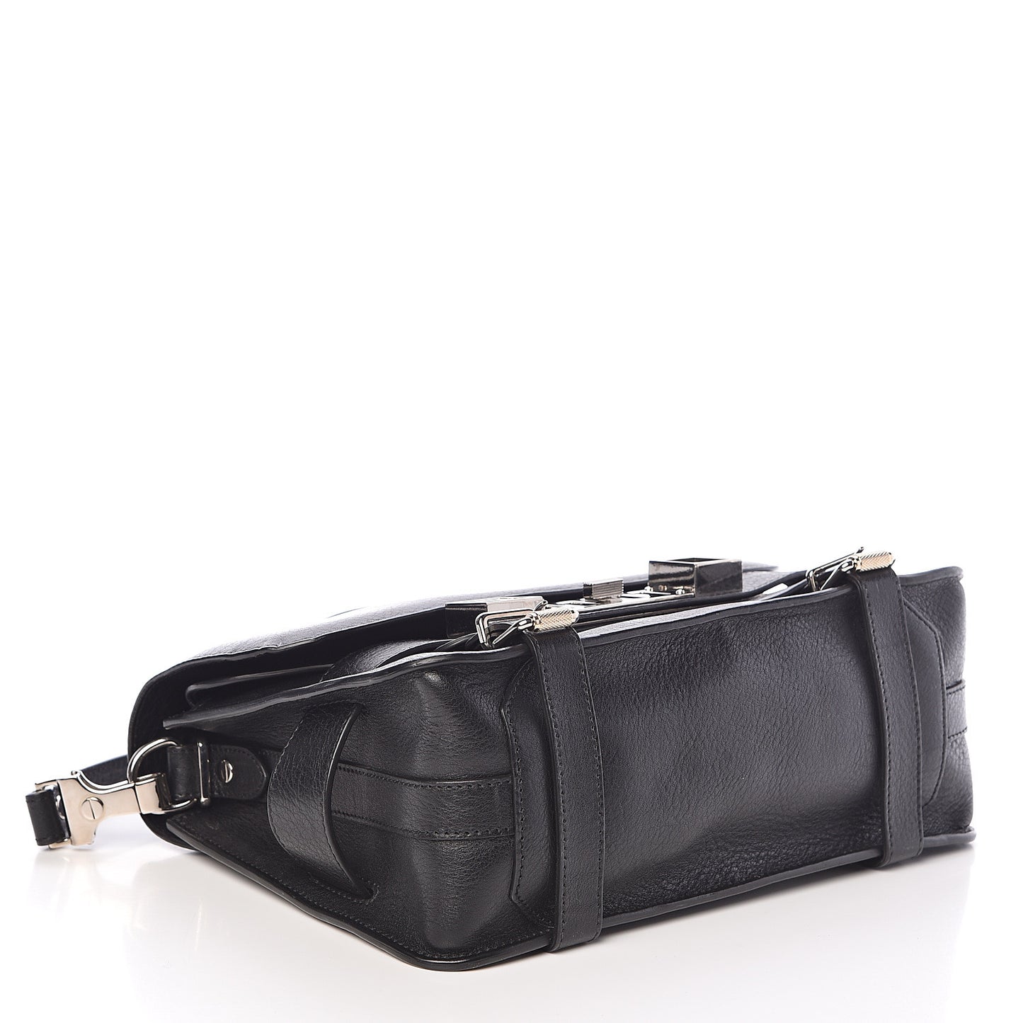 Calfskin PS11 Classic Shoulder Bag Black